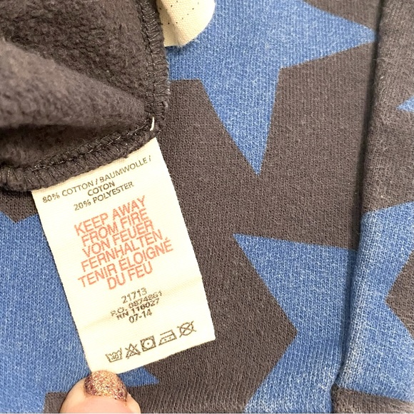 Mini Boden Long Sleeve Rugby Blue with Stars Size 9-10Y - Picture 6 of 7